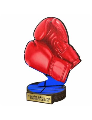 Komplet statuetek z drewna BOKS 30-25-22cm