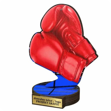 Komplet statuetek z drewna BOKS 30-25-22cm
