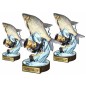 Komplet statuetek z drewna WĘDKARSTWO Leszcz 30-25-22cm Komplet statuetek z drewna WĘDKARSTWO Leszcz 30-25-22cm