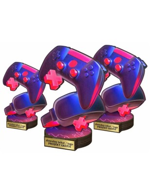 Komplet statuetek z drewna E-SPORT Gaming 30-25-22cm