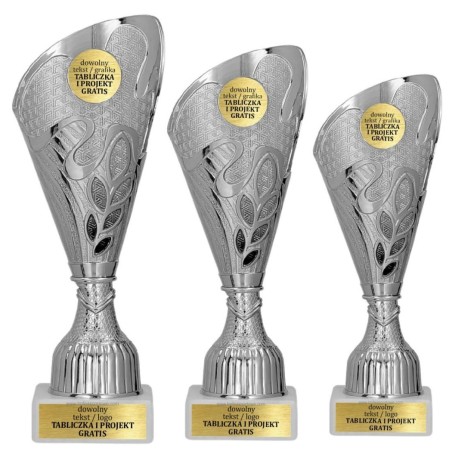 Okazjonalny Puchar 9309 w srebrnej kolorystyce