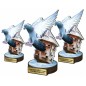Komplet statuetek z drewna HODOWLA ZWIERZĄT Gołębiarstwo 30-25-22cm Komplet statuetek z drewna HODOWLA ZWIERZĄT Gołębiarstwo 30-25-22cm