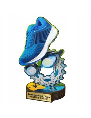 Komplet statuetek z drewna TRIATHLON 30-25-22cm