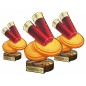 Komplet statuetek z drewna STRZELECTWO Sportowe 30-25-22cm Komplet statuetek z drewna STRZELECTWO Sportowe 30-25-22cm