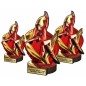Komplet statuetek z drewna TANIEC Towarzyski 30-25-22cm Komplet statuetek z drewna TANIEC Towarzyski 30-25-22cm
