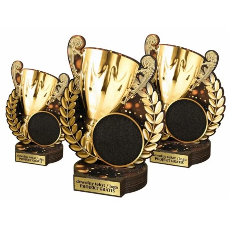 Komplet statuetek z drewna UNIWERSALNE 30-25-22cm