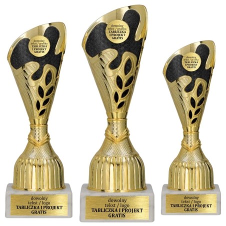 Artystyczny puchar 9315 – w złoto-czarnej odsłonie