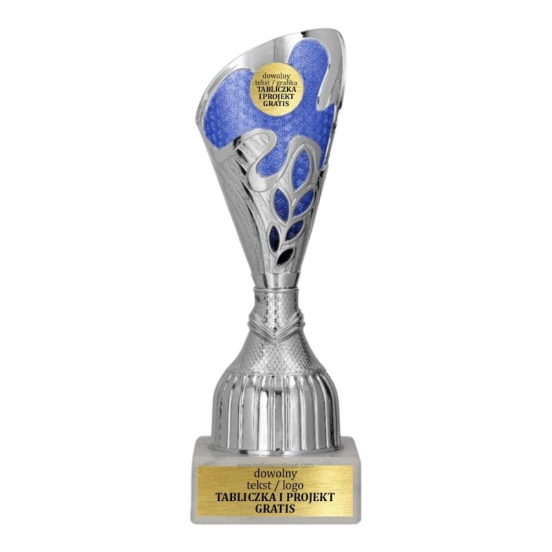 Puchar 9316 w srebrno-niebieskiej odsłonie