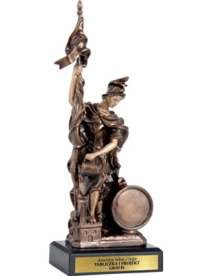 Masywna odlewana Statuetka św. Florian w 4 rozmiarach Straż Pożarna