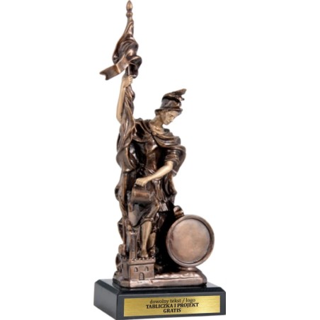 Masywna odlewana Statuetka św. Florian w 4 rozmiarach Straż Pożarna