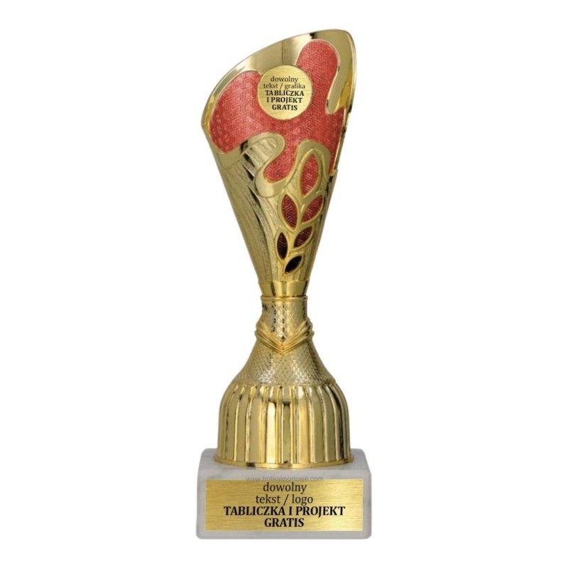 Trofeum 9317 –  w złoto-czerwonej kolorystyce