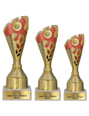 Trofeum 9317 –  w złoto-czerwonej kolorystyce