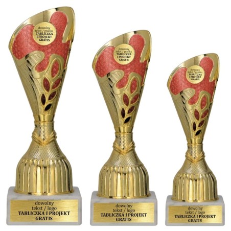 Trofeum 9317 –  w złoto-czerwonej kolorystyce