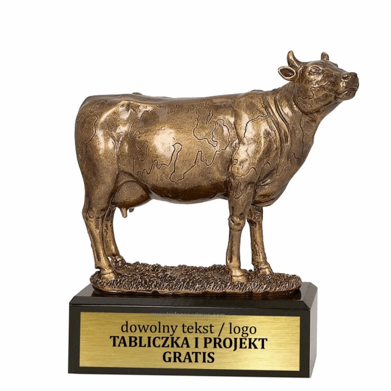 Ciężka Odlewana Statuetka Hodowla Zwierząt Krowa 22,5 cm Ciężka Odlewana Statuetka Hodowla Zwierząt Krowa 22,5 cm