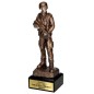Masywna Odlewana Statuetka Wojsko 25,5 cm Prestiżowa Nagroda Militarna Masywna Odlewana Statuetka Wojsko 25,5 cm Prestiżowa Nagroda Militarna
