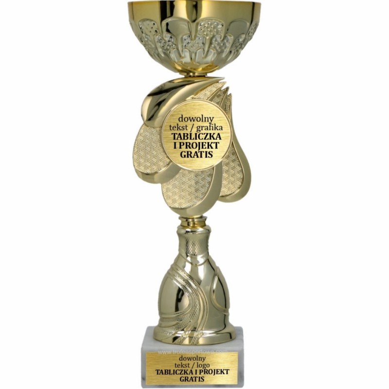 Puchar sportowy 9320 z dużym medalionem
