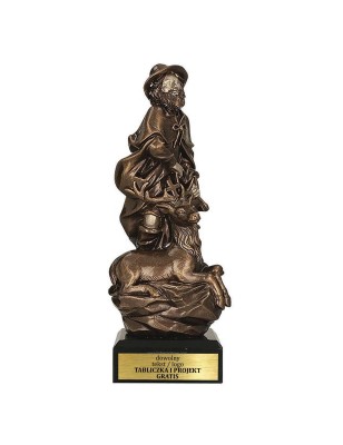 Odlewana Statuetka Myślistwo Solidna 23 cm Projekt i Grawer w Cenie