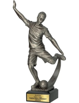 Odlewana Statuetka Piłka Nożna Solidna 29 cm Grawer w Cenie