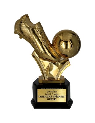 Odlewana Masywna Statuetka PIŁKA NOŻNA 24 cm Najlepszy Strzelec