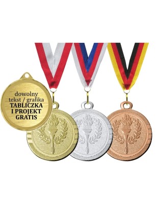 Medal uniwersalny 32mm z wytłoczonym laurem