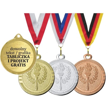 Medal uniwersalny 32mm z wytłoczonym laurem