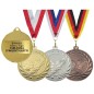 Medal piłkarski 5cm z nadrukiem i szarfą piłka nożna but Medal piłkarski 5cm z nadrukiem i szarfą piłka nożna but