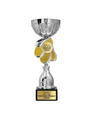 Puchar sportowy 9324 New 2026 w złoto-srebrnej odsłonie