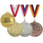 Medal lekkoatletyka gimnastyka 5cm z nadrukiem i szarfą DI5000K Medal lekkoatletyka gimnastyka 5cm z nadrukiem i szarfą DI5000K