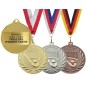 Medal unihokej hokej na trawie średnica 5cm z nadrukiem i szarfą DI5000L Medal unihokej hokej na trawie średnica 5cm z nadrukiem i szarfą DI5000L