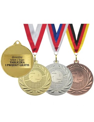 Medal siatkarski z grawerką