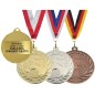 Medal jeździecki koń głowa konia jeździectwo stalowy 5cm z szarfą