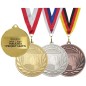 Medal piłka ręczna 5cm z nadrukiem na rewersie i szarfą DI5000ZC Medal piłka ręczna 5cm z nadrukiem na rewersie i szarfą DI5000ZC