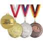 Medal tenis stołowy ping-pong 5cm z nadrukiem i szarfą Medal tenis stołowy ping-pong 5cm z nadrukiem i szarfą