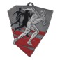 Duży medal biegowy tłoczony z kolorową emalią z wklejką i szarfą lekkoatletyka biegi Duży medal biegowy tłoczony z kolorową emalią z wklejką i szarfą lekkoatletyka biegi