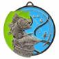 Duży medal wędkarski tłoczony z kolorową emalią z grawerką i szarfą wędkarstwo spławikowe i gruntowe Duży medal wędkarski tłoczony z kolorową emalią z grawerką i szarfą wędkarstwo spławikowe i gruntowe