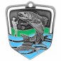 Duży medal wędkarski tłoczony z kolorową emalią z wklejką i szarfą wędkarstwo muchowe i pstrągowe Duży medal wędkarski tłoczony z kolorową emalią z wklejką i szarfą wędkarstwo muchowe i pstrągowe