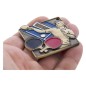 Medal do tenisa stołowego tłoczony z kolorową emalią z tabliczką i szarfą ping-pong tenis Medal do tenisa stołowego tłoczony z kolorową emalią z tabliczką i szarfą ping-pong tenis