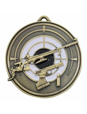 Duży Medal Strzelecki Tłoczony z Tarczą i Emalią | z Wklejką i Szarfą