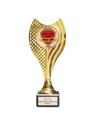 Tęczowa statuetka 21-23 cm – z nadrukiem i projektem