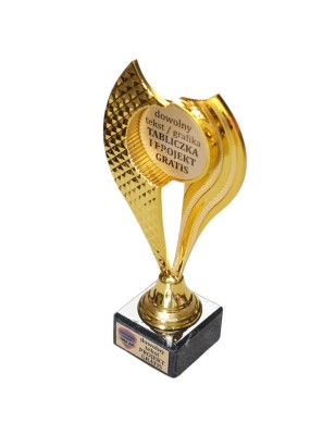 Tęczowa statuetka 21-23 cm – z nadrukiem i projektem