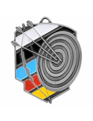 Okazały Medal Łuczniczy z Tarczą i Emalią | z Tabliczką i Szarfą