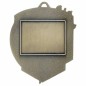 Okazały medal łuczniczy tłoczony z kolorową tarczą i emalią z tabliczką i szarfą łucznictwo sportowe