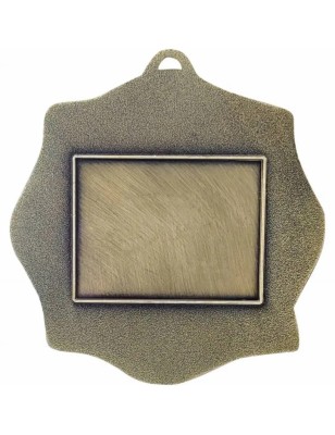 Okazały Medal Strażacki Tłoczony z Wozem i Emalią | z Grawerką i Szarfą
