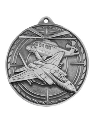 Medal Siły Powietrzne Myśliwiec Helikopter | Wojskowe Trofeum z Szarfą
