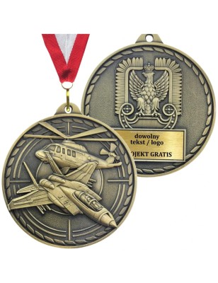 Lotnicze odznaczenie pamiątkowe – duży medal tłoczony Siły Powietrzne