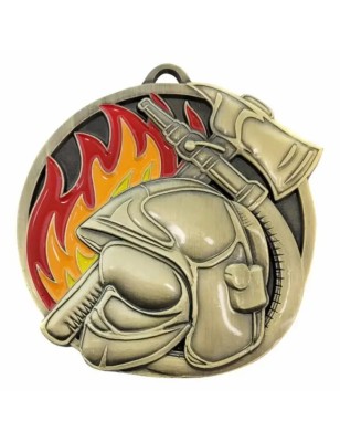 Czym Uhonorować Druhów OSP? Medal Strażacki Tłoczony z Emalią