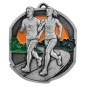 Duży medal tłoczony z emalią na maraton i biegi przełajowe z grawerem oraz szarfą Duży medal tłoczony z emalią na maraton i biegi przełajowe z grawerem oraz szarfą