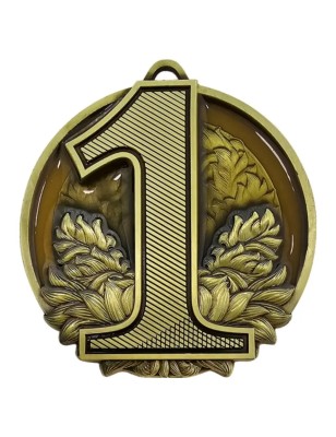 Medal na Podium 1 2 3 Miejsce – Ciężki Odlew z Laurem i Emalią