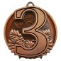 Medal podium z cyfrą 1 2 3 – duże uniwersalny medal tłoczony z grawerem oraz szarfą Medal podium z cyfrą 1 2 3 – duże uniwersalny medal tłoczony z grawerem oraz szarfą