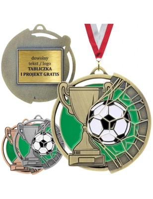 Szukasz Nagród na Turniej Piłki Nożnej? Masywny Medal z Emalią